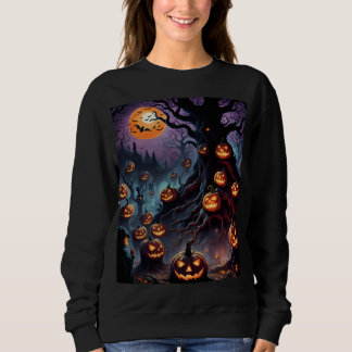 Haunting Halloween Vibes +sweatshirt) Sweatshirt