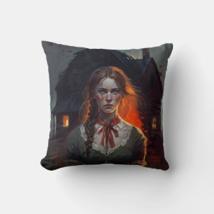 Haunting house cushion