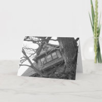"Haunting House" Hallowe'en Card
