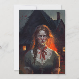 Haunting house invitation