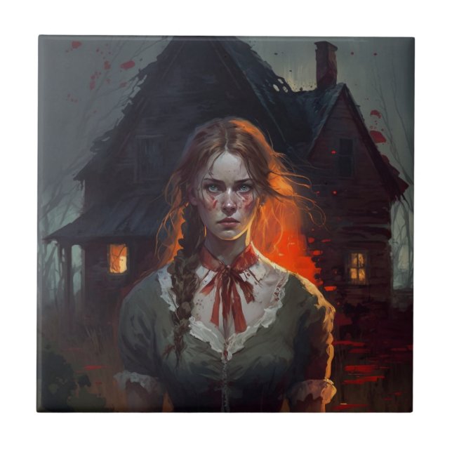 Haunting house tile (Front)