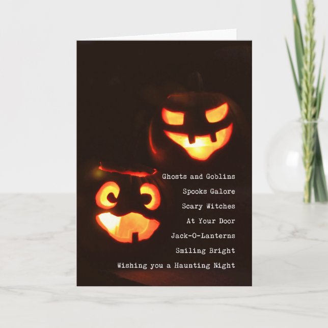 HAUNTING NIGHT Greeting Card (Front)