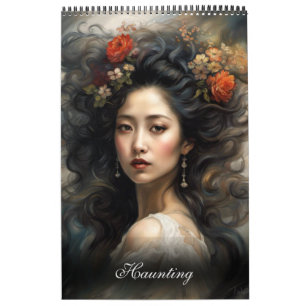 Haunting Portraits by Ivy and Bat Art Calendar