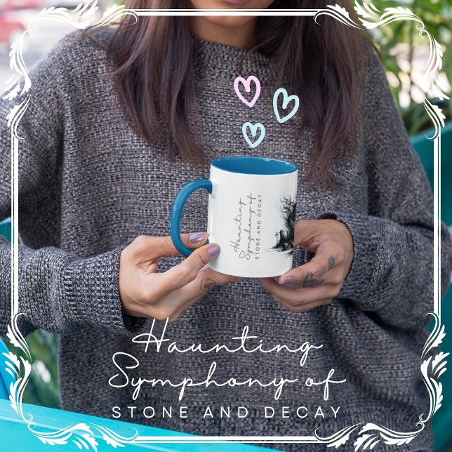Haunting Symphony of Stone and Decay Coffee Mug (Haunting Symphony of Stone and Decay cover from The Beekeeper Store)