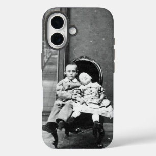 Haunting Vintage Sibling Portrait  iPhone 16 Case