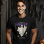 Hauntingly Adorable Funny Halloween Ghost Sayings T-Shirt<br><div class="desc">Get ready to haunt the Halloween scene with our "Hauntingly Adorable Funny Halloween Sayings" t-shirt! It's the perfect blend of spooky and cute, featuring funny ghostly sayings that will have everyone screaming with laughter. Whether you're going trick or treating or just want to embrace the spooky spirit of the month,...</div>