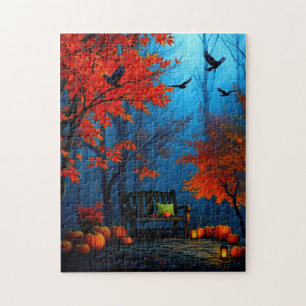 Hauntingly Beautiful Autumn Scene Jigsaw Puzzle