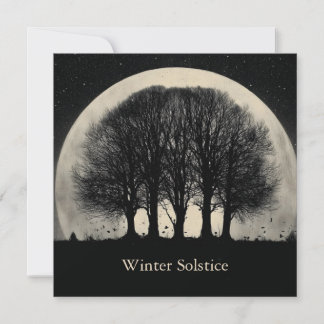 Hauntingly Beautiful Silhouette of Bare Trees