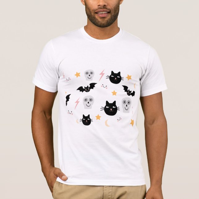 Hauntingly Cool Ghost T-Shirt Design (Front)