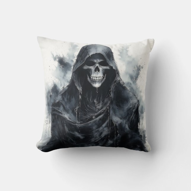 Hauntingly Elegant Home Décor Cushion (Front)