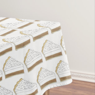 Haupia Pie Hawaiian Coconut Cream Dessert Hawaii Tablecloth