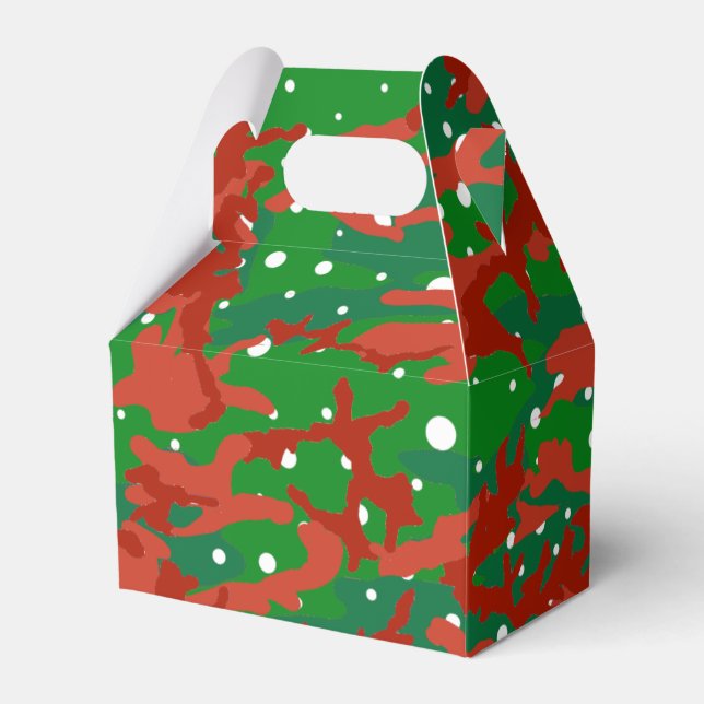 Haus Of Camo Xmas Camouflage Favour Box (Front Side)