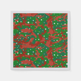 Haus Of Camo Xmas Camouflage Napkin