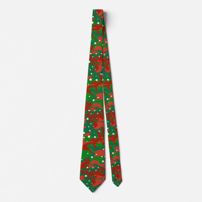 Haus Of Camo Xmas Camouflage Tie (Front)