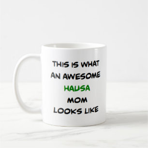 hausa mom, awesome coffee mug