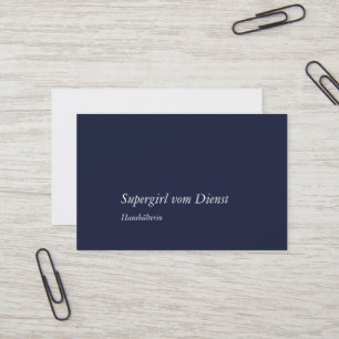 Haushälterin Visitenkarten Business Card