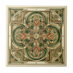 Haut Art Nouveau Tile