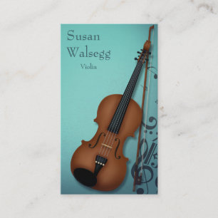 Haute Bohème Violinost Turquoise Business Card