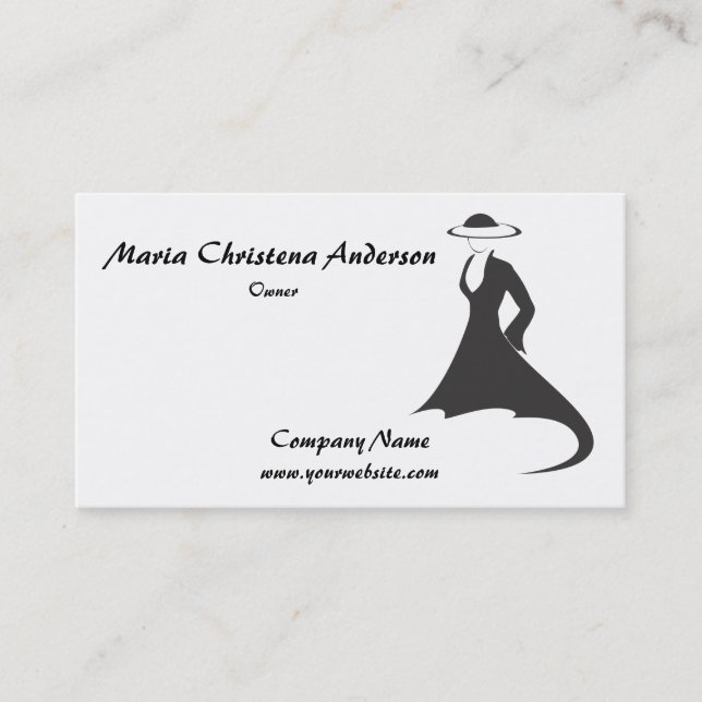 Haute Couture Business Card (Front)