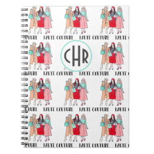 Haute Couture   Fashion   Paris   Monogram Notebook