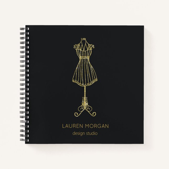 Haute Couture |  Personalised Spiral Notebook (Front)