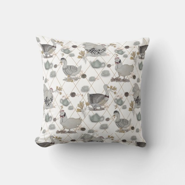 Haute Couture Print Kidsroom Cushion (Front)