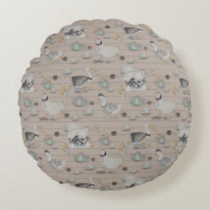 Haute Couture Print Kidsroom Round Cushion