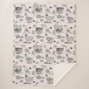 Haute Couture Print Kidsroom Sherpa Blanket