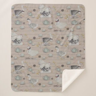Haute Couture Print Kidsroom Sherpa Blanket