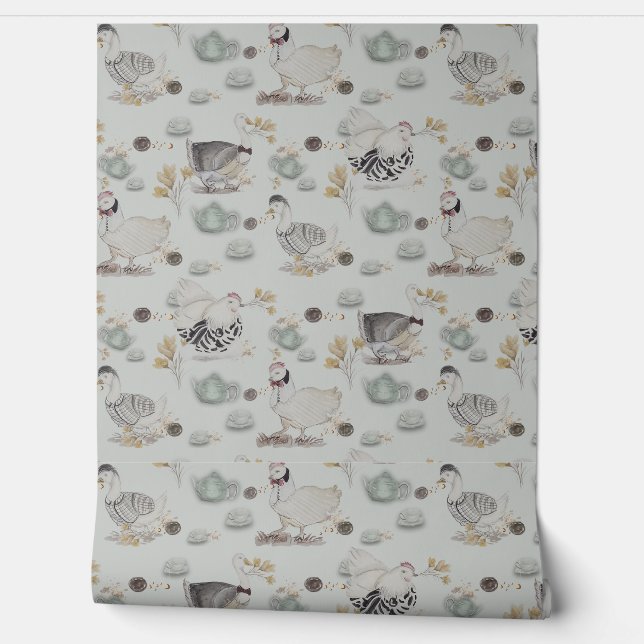Haute Couture Theme Kidsroom Wallpaper (Unrolling)