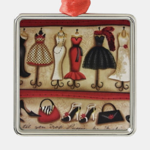 Haute Fashion Metal Tree Decoration