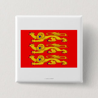 Haute-Normandie flag 15 Cm Square Badge