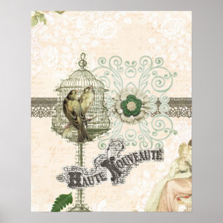 Haute Nouveau en Paris Poster