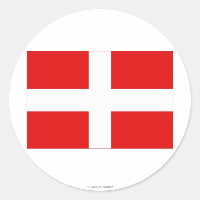 Haute-Savoie flag Classic Round Sticker (Front)