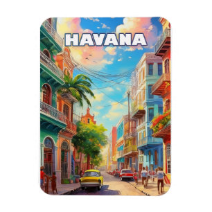 Havana, a city of a thousand colors magnet