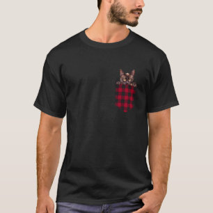 Havana Brown Cat In Pocket Peeking Kitten Lover Mo T-Shirt