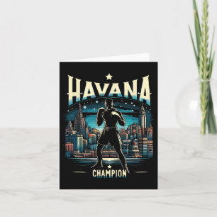 Havana Champion Cuban Boxing Spirit City Card