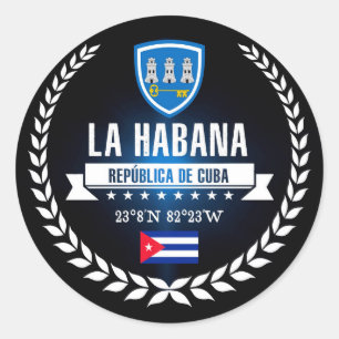 Havana Classic Round Sticker