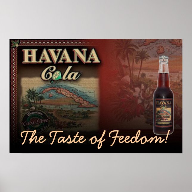 HAVANA COLA The Taste of Freedom! Canvas Print (Front)