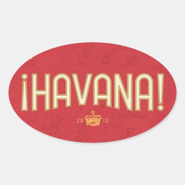 Havana Crown Sticker (Front)