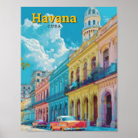 Havana Cuba Art Vintage Travel 