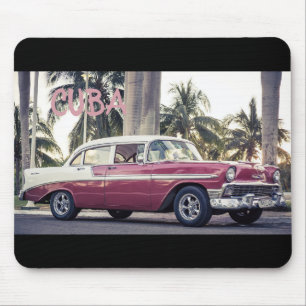 HAVANA CUBA CAR MOUSE PAD
