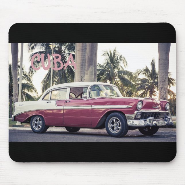 HAVANA CUBA CAR MOUSE PAD (Front)