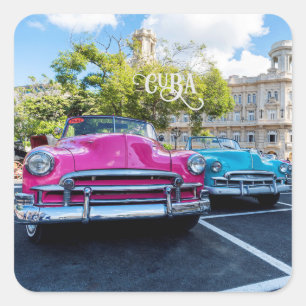Havana CUBA Car Square Sticker
