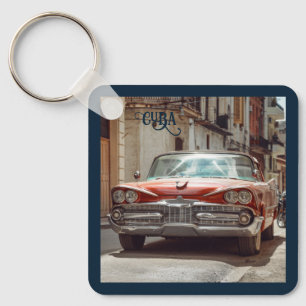 Havana CUBA Cars Key Ring