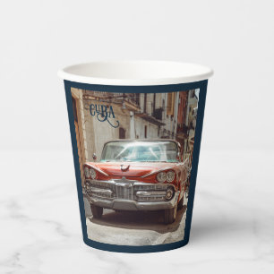 Havana CUBA Cars Paper Cups