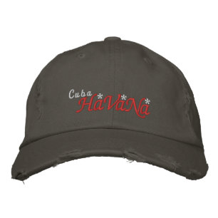 Havana - Cuba Embroidered Hat