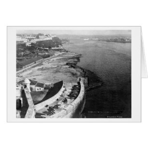 Havana, Cuba Harbour with part of Morro Castle