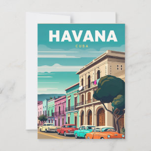 Havana, Cuba - holiday vacation picture postcard