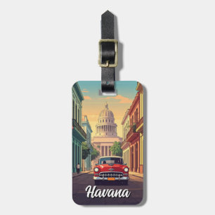 Havana Cuba Luggage Tag